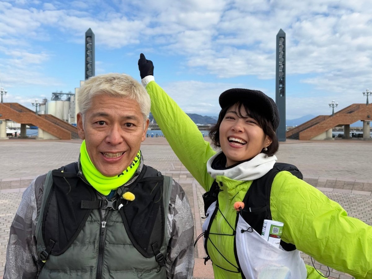 亮と優の静岡をゆる～く走りませんか？：静岡市清水区編【初回放送 後編 3月2日／前編 2月16日 9:00~】ロンドンブーツ田村亮と、ランニングタレント中村優がゆる～く走ります！